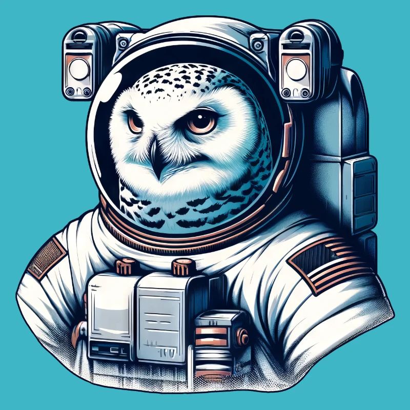 Schneeeule im Weltraum: Astronauten-Mission