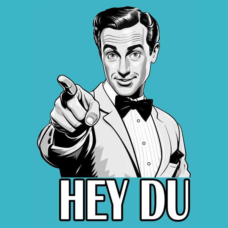 Hey du Retro Mann