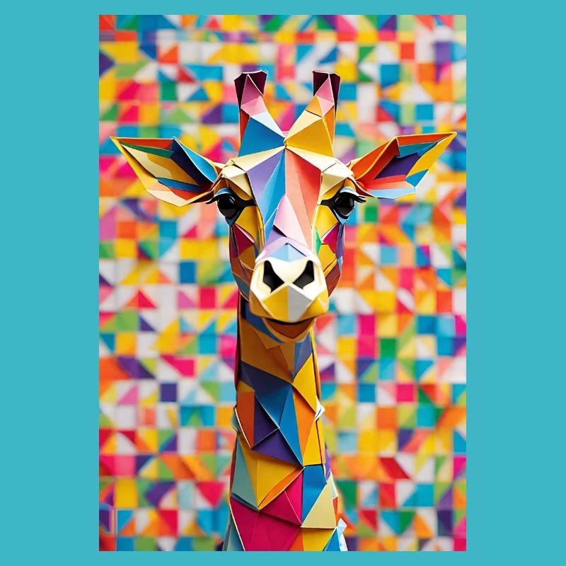 Regenbogen-Giraffe