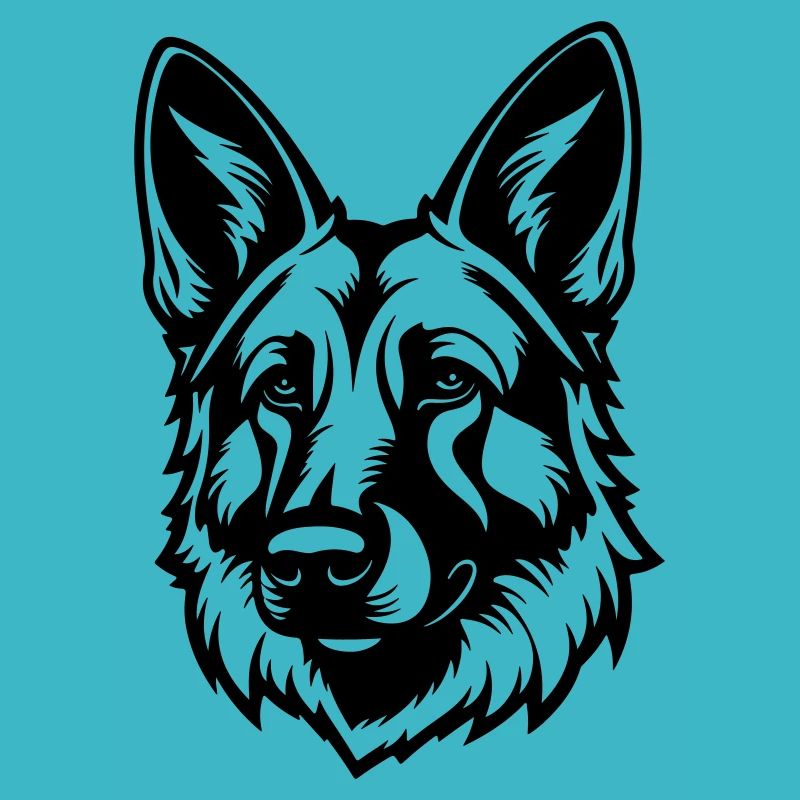 Schäferhund Hund Kopf