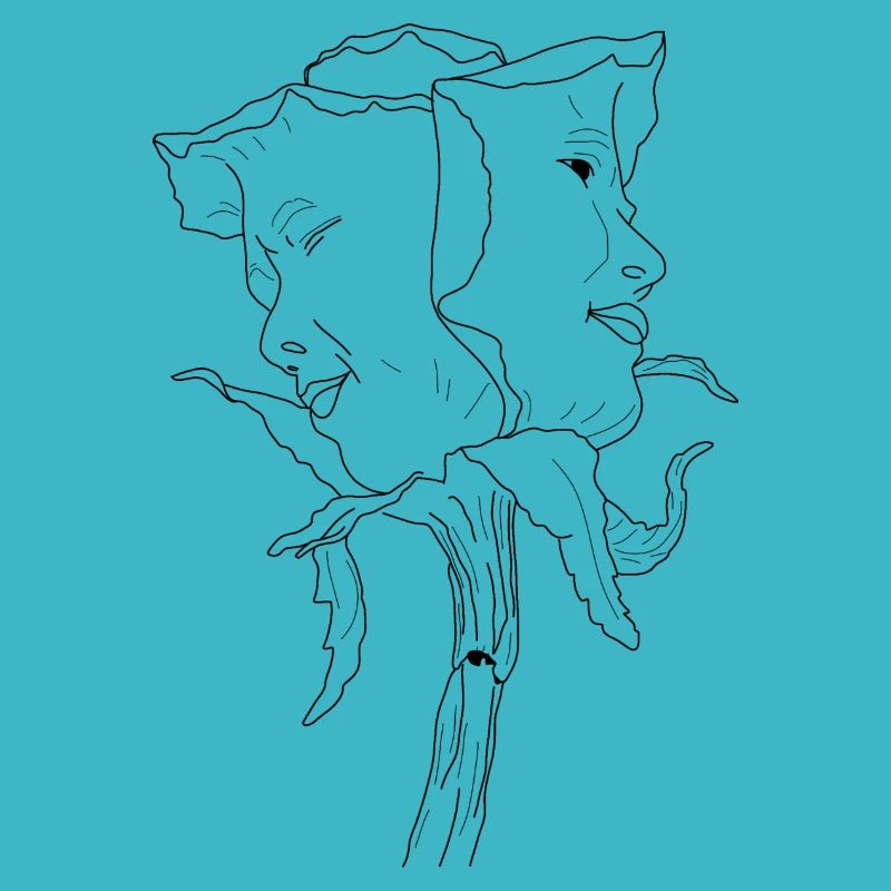 Rose a visage