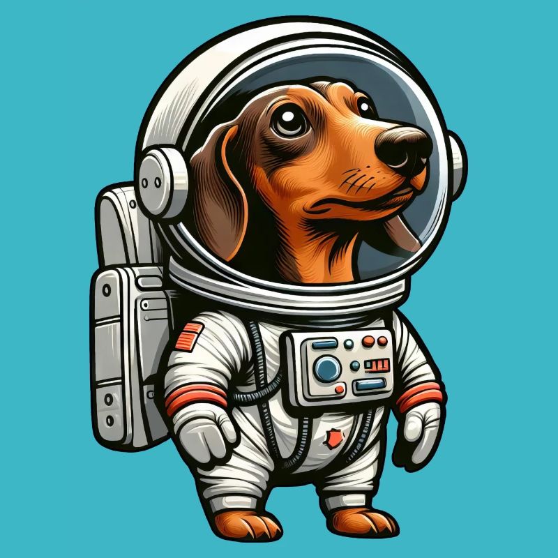 Dackel im Weltraum Astronautenabenteuer