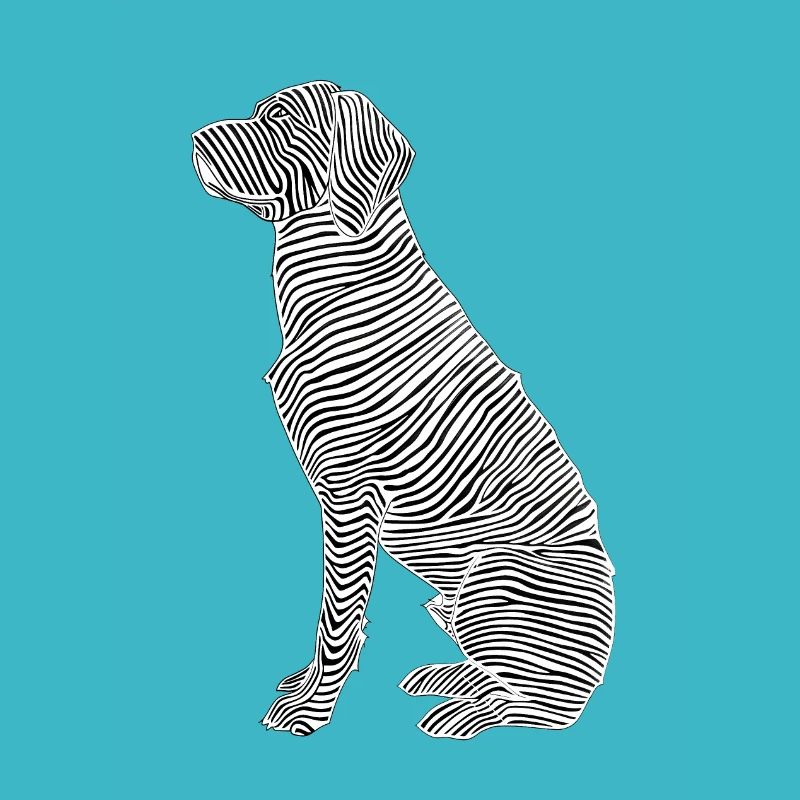 Lignes d’art chien #dog
