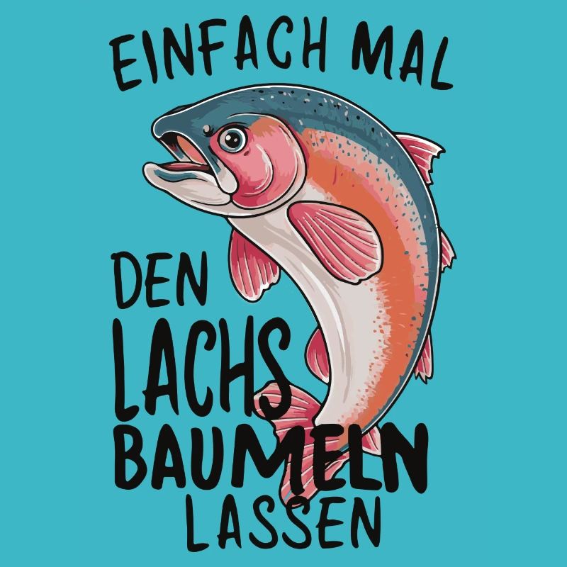 Lachs baumeln