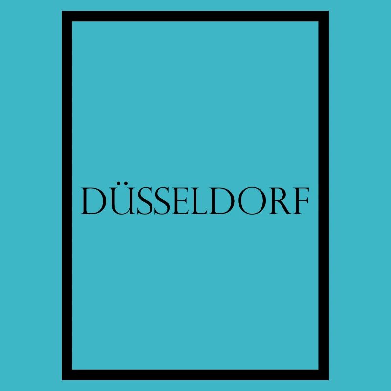 Düsseldorf, schlichter Statement Schriftzug