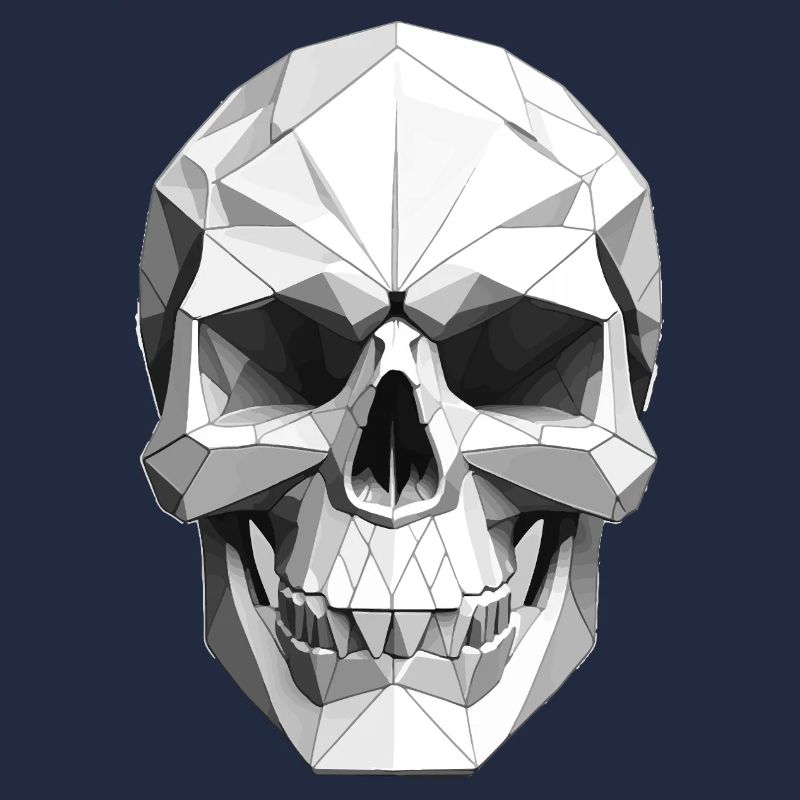 Skull - Low Poly Design