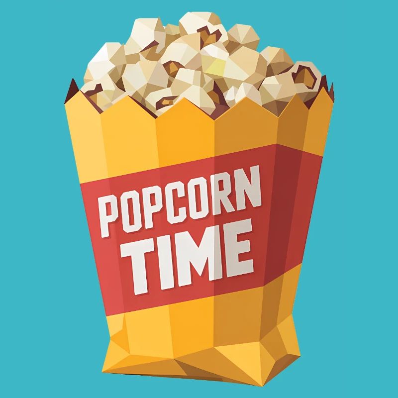 Sac à pop-corn - Cool Low Poly Logo