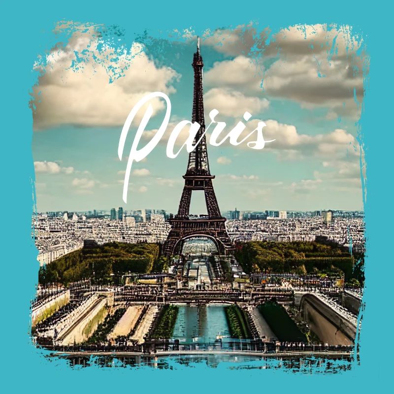 Paris Tour Eiffel style décontracté