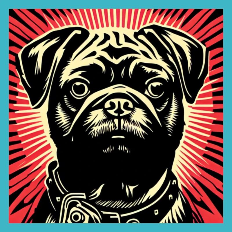 Mops Pop Art