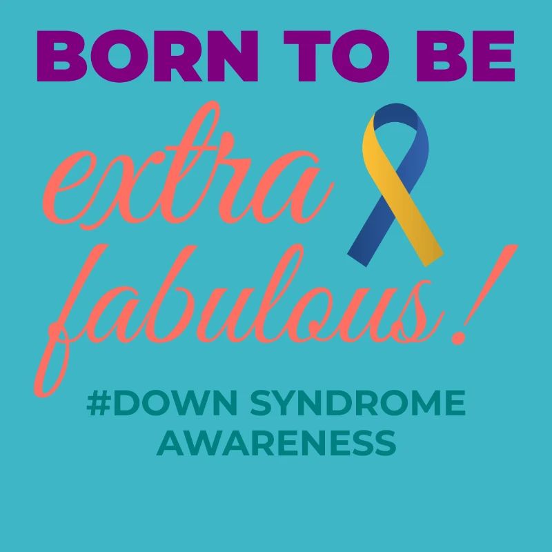 Down-Syndrom-Bewusstsein Extra fabelhaft