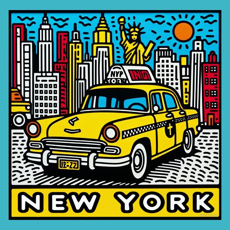 New York Cab - Pop Art