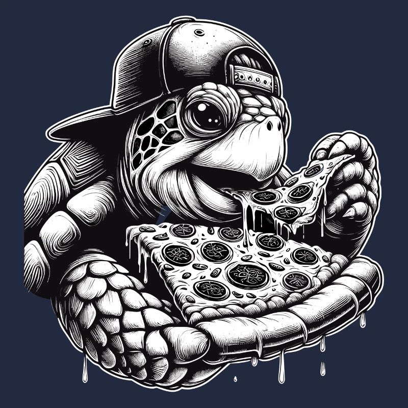 Schildkröte Pizza Cappy Geschenk