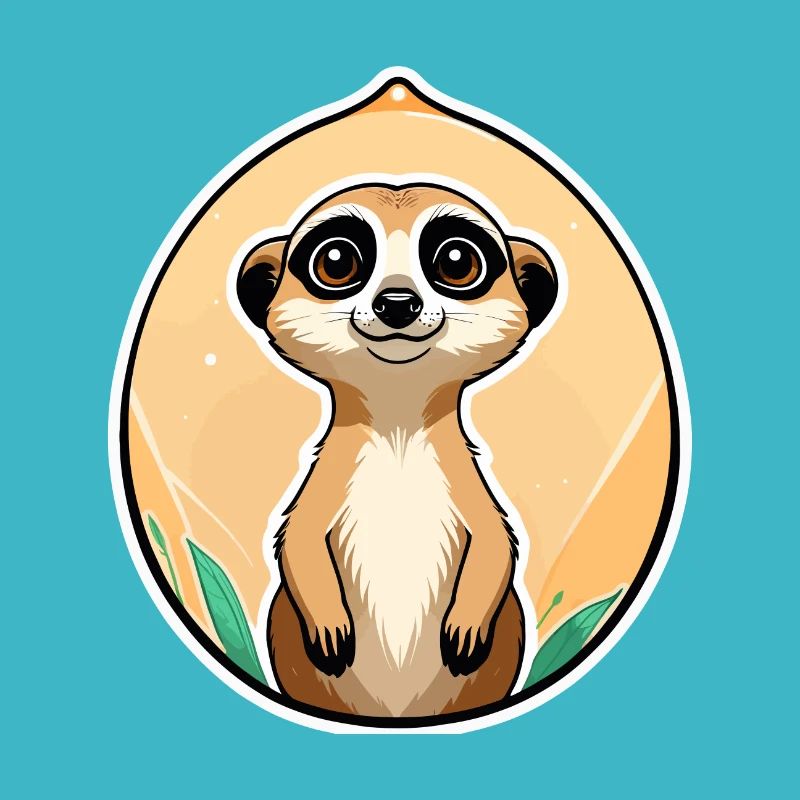 Suricate Illustration Mignonne