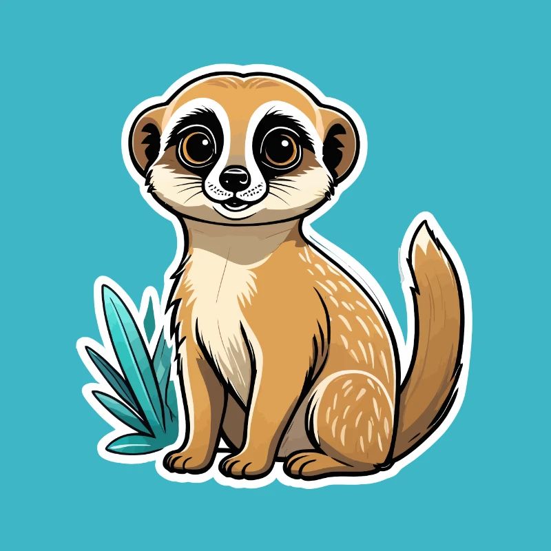 Meerkat Cute Illustration