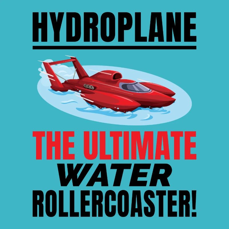 Wasserflugzeug-Bootsrennen-Achterbahn-Abenteuer