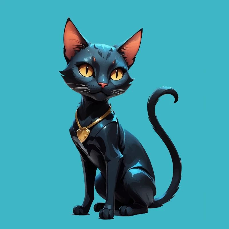 Chat Bande Dessinée Mignon