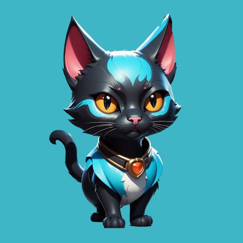 Chat Bande Dessinée Mignon
