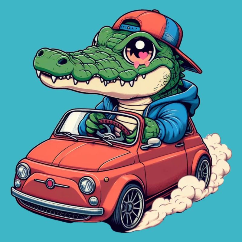 Crocodile voiture