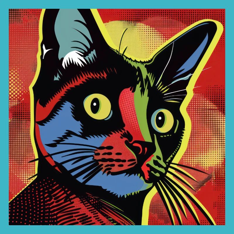 Chat, motif de chat, bande dessinée