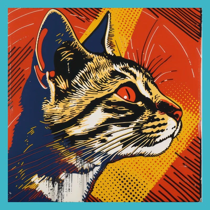 Chat, Motif De Chat
