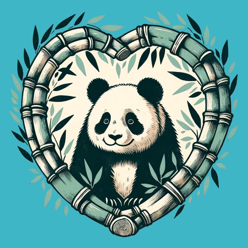 Panda Bear Bamboo