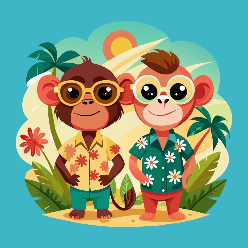 Jungle Junior: Playful Monkey Adventure