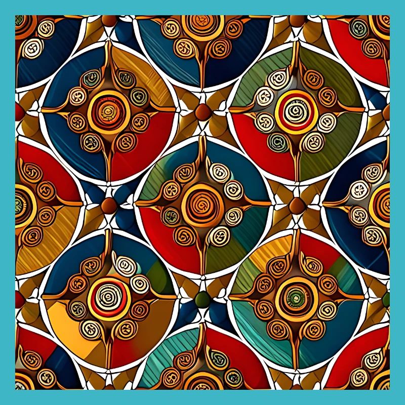 Modernes Ajrakh-Muster