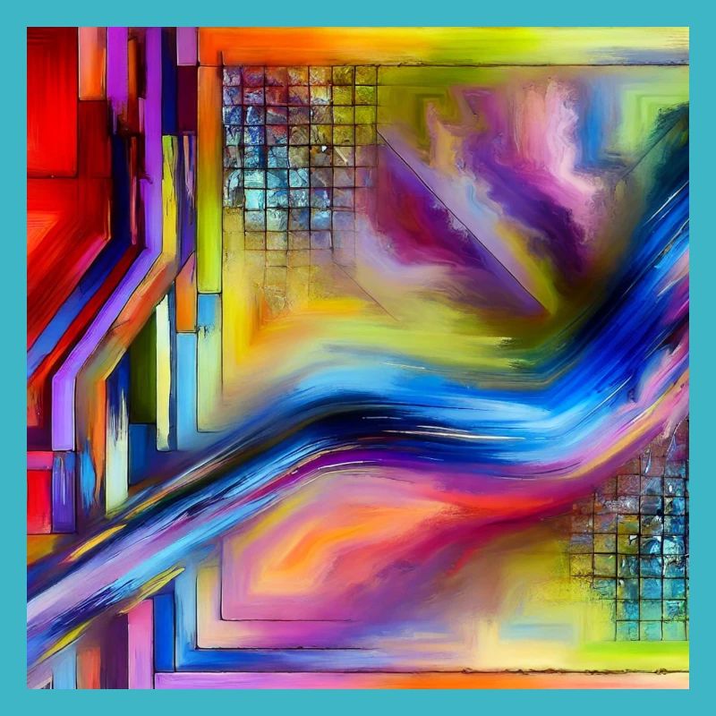 Abstrakte Energie - Abstraktes Gemälde