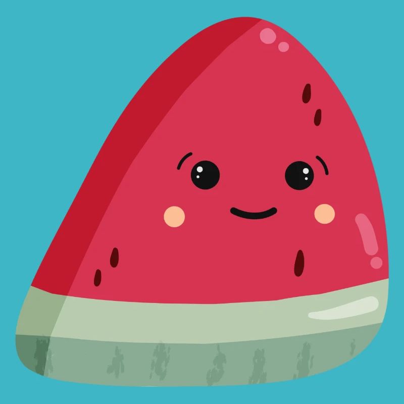 Kawaii Wassermelone