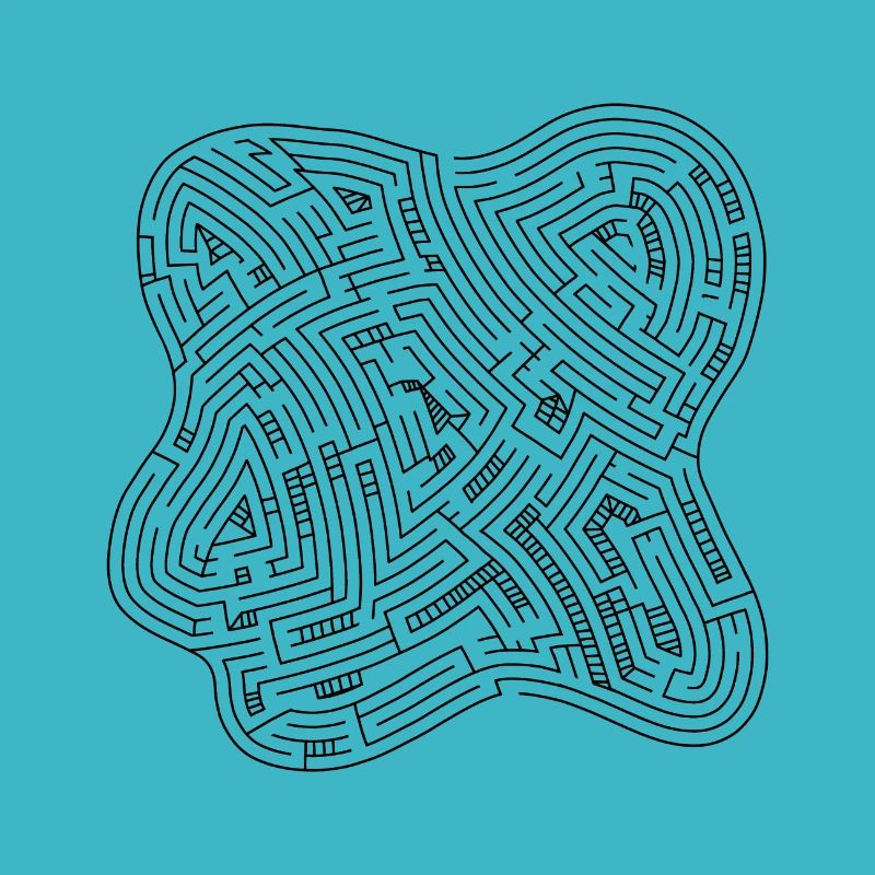 Labyrinth 3 (black version)