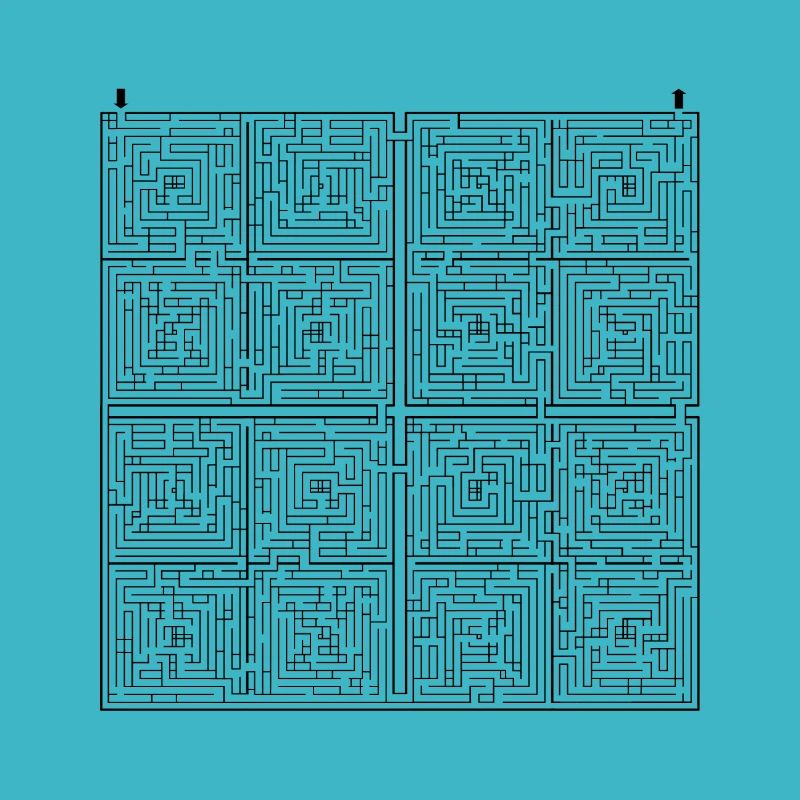 LabySquare 2 (monochrom schwarz)