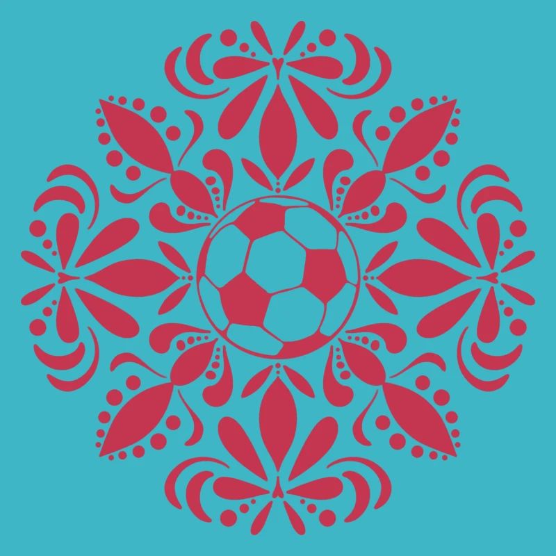 Fußball Mandala