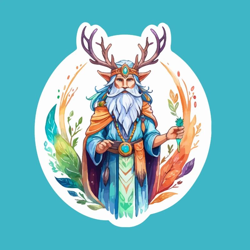 Druide Wasserfarben