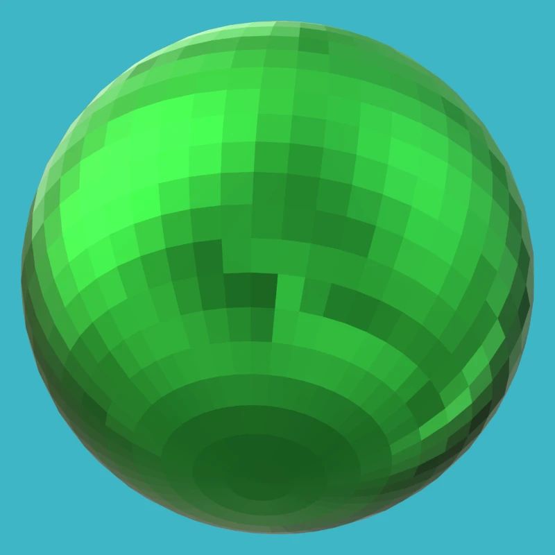 Sphère verte