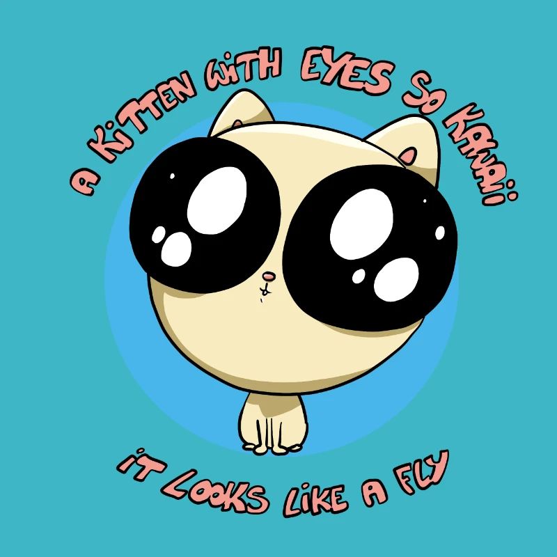 Kitten with very kawaii eyes