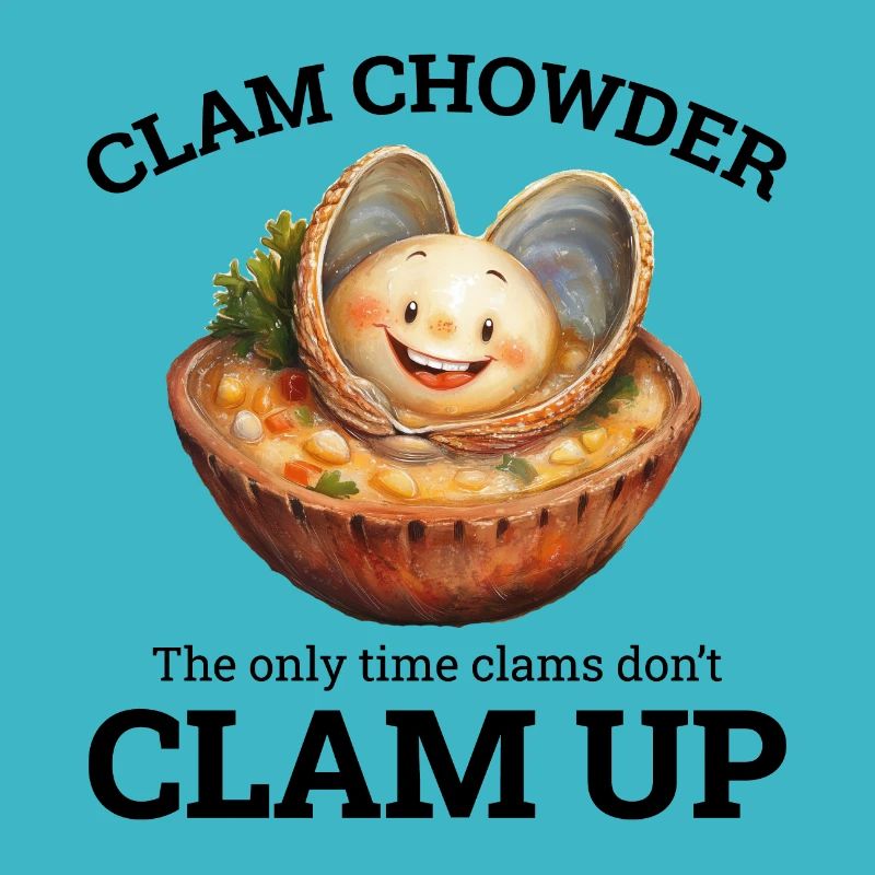 Clam Chowder Shellfish Hilarious Seafood Soup