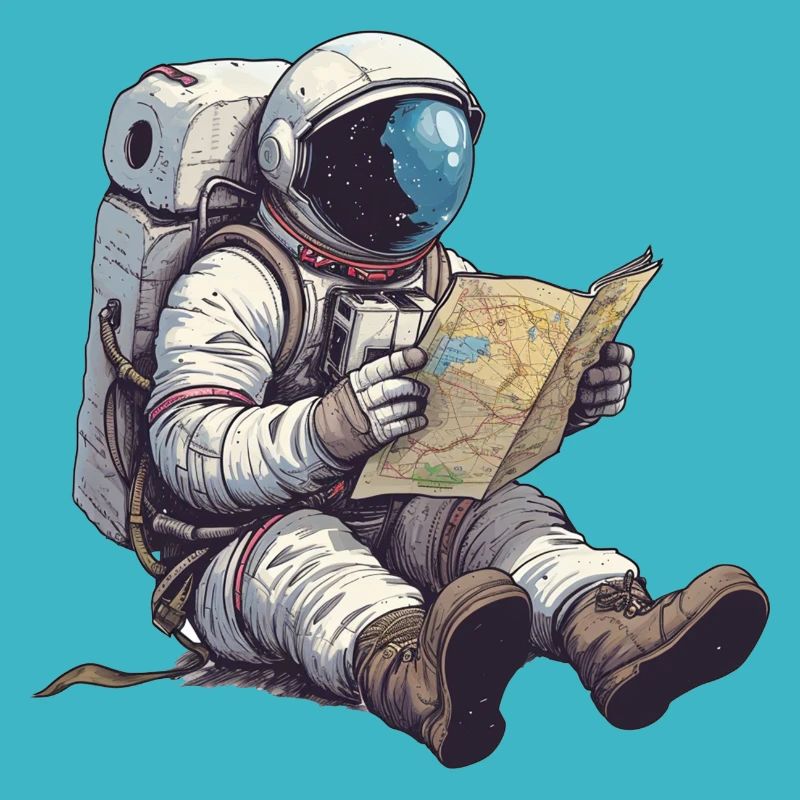 ASTRONAUTE MARS PLANET GPS ETOILE