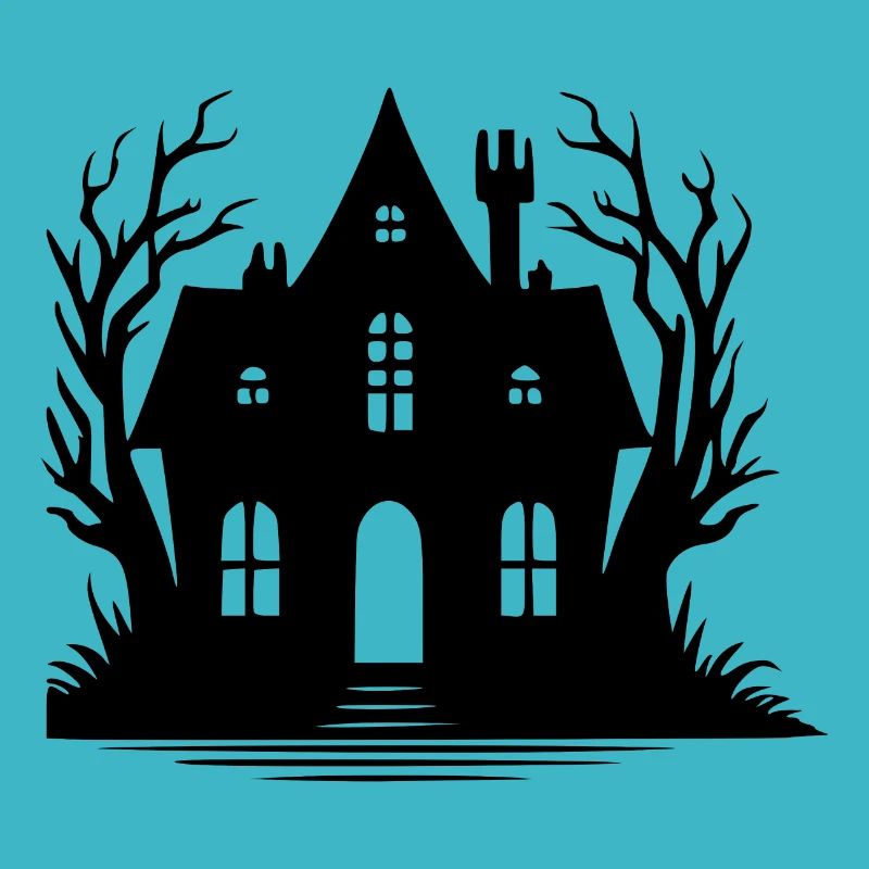 Étrange maison hantée d’Halloween