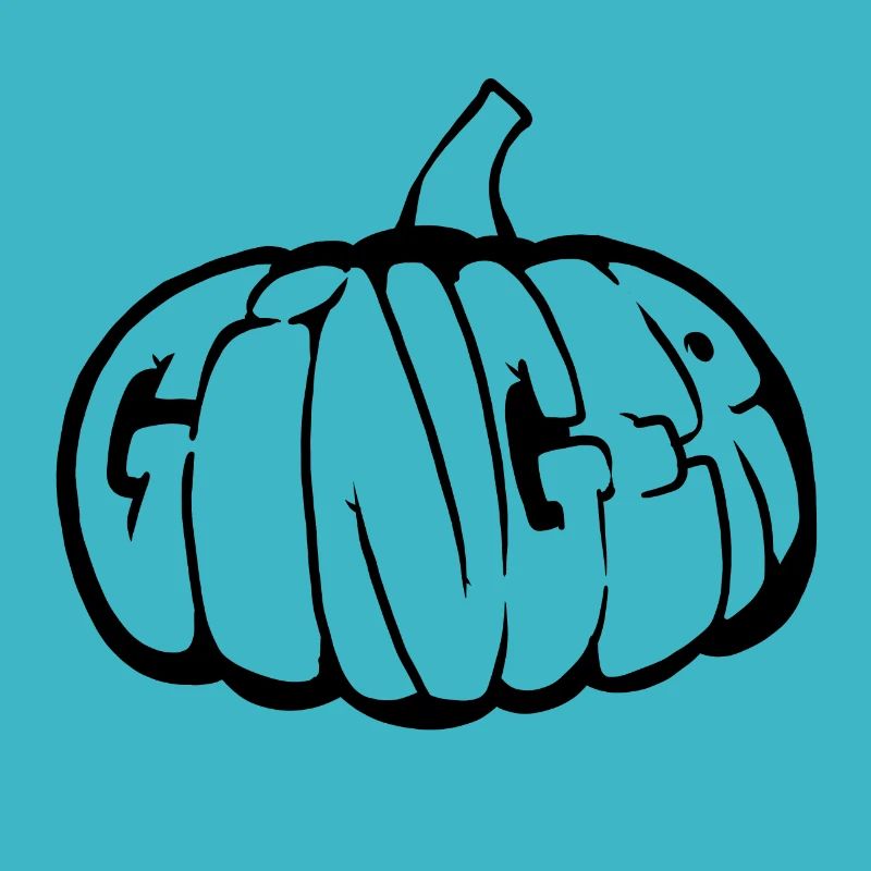 Kürbis-Ingwer-Graff (Schablone)