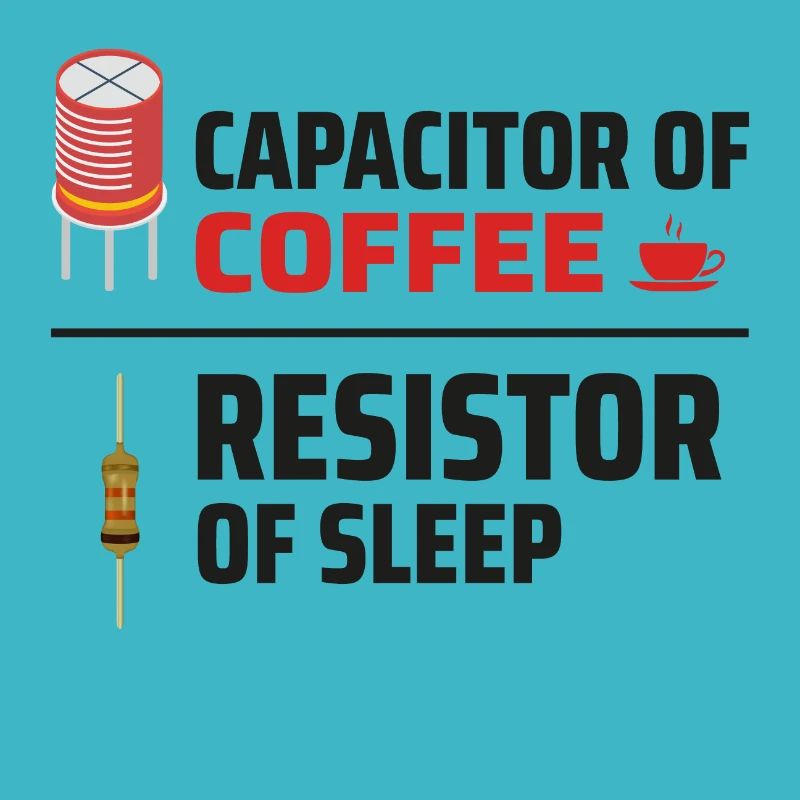 Elektriker: Kondensator des Kaffees, Widerstand
