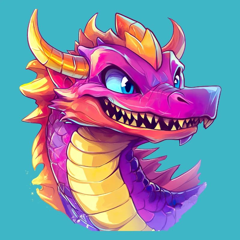 Asian dragons are considered lucky charms