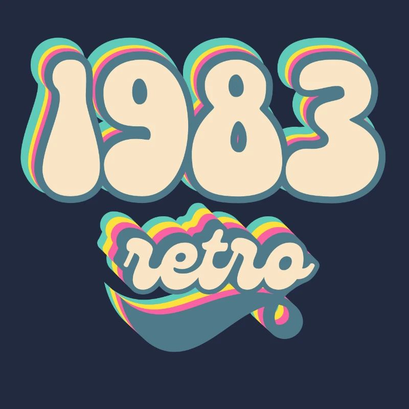 1983 retro idée cadeau