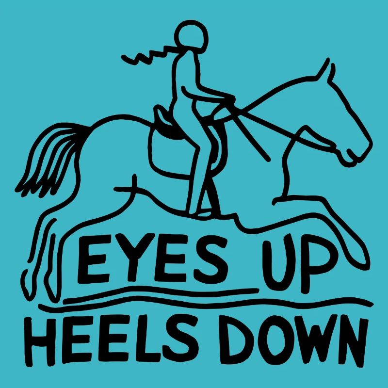 Les yeux vers le haut, les talons vers le bas