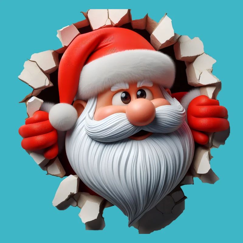 Père Noël dans le trou par l’avant 4