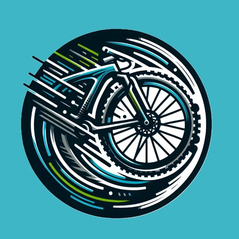 A logo for cyclists