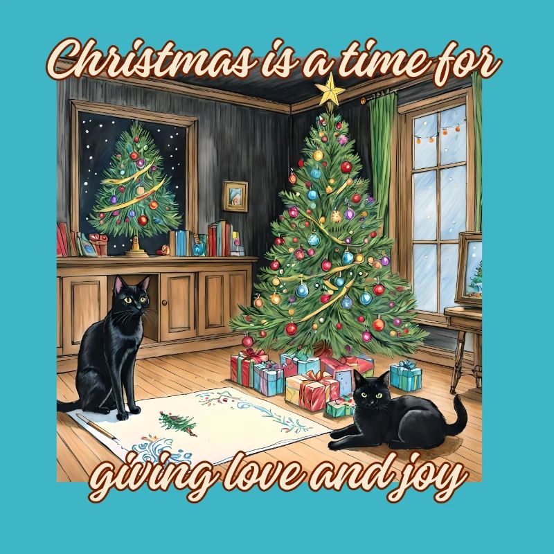Chats de Noël