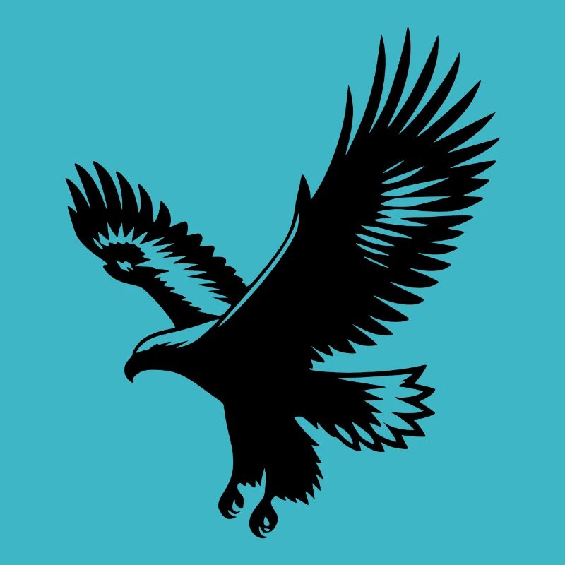 Beau style de tatouage d’aigle volant