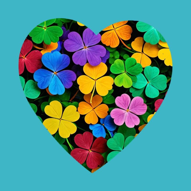 Buntes Kleeblatt