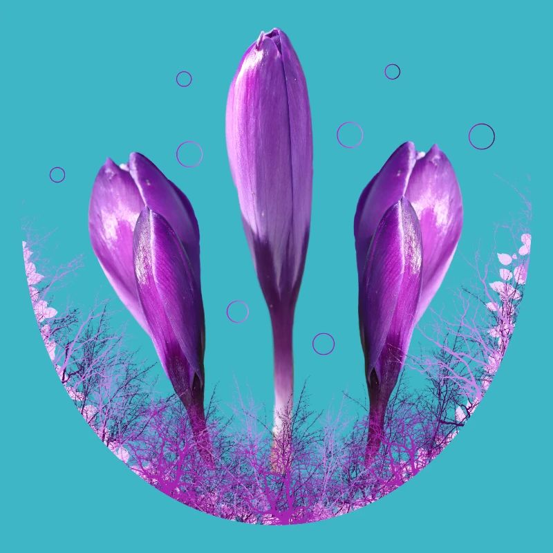 Crocus Crocus Fleurs Violettes