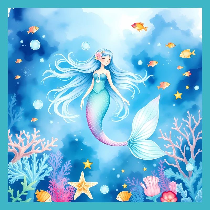 Ethereal Mermaid: A Dreamlike Journey Through
